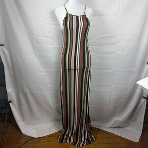 Forever 21 Women's Striped Maxi Dress - M